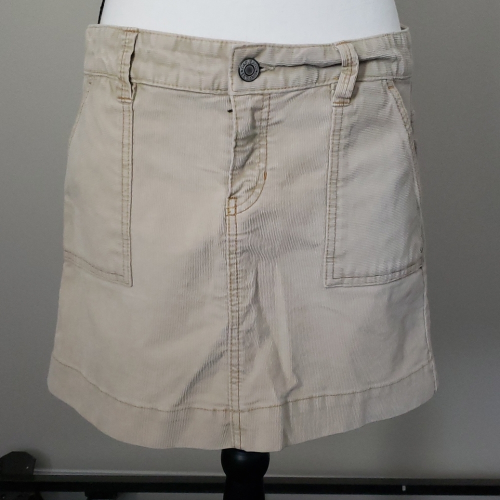 Gap Corduroy Khaki Skirt